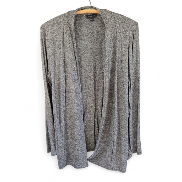 J.Jill Sweaters - J.Jill Wearever Collection Medium Womens Gray Tweed Pattern Knit Cardigan